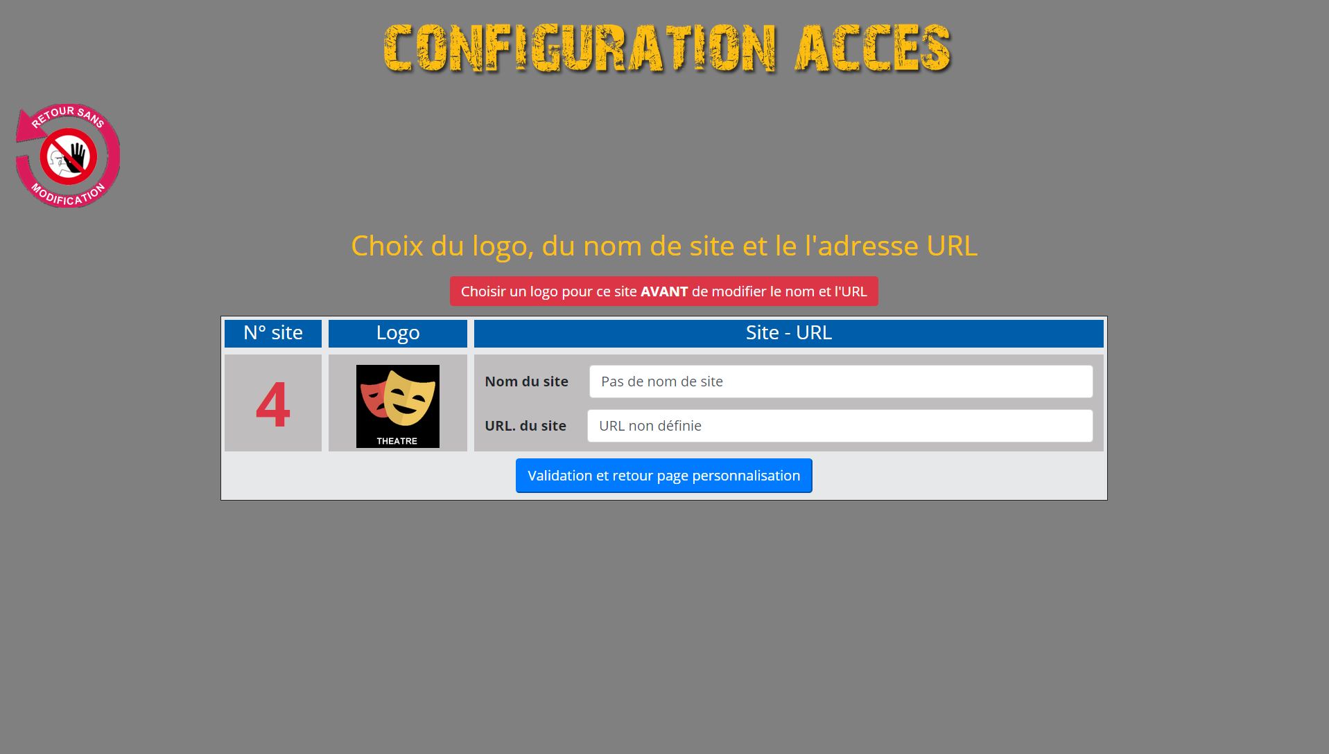 Configuration Accès 3