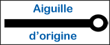 Aiguille d'origine